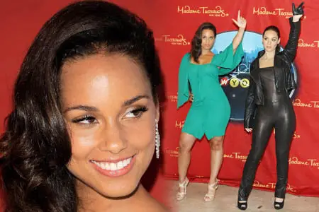 Alicia Keys - Wax Figure Unveiling at Madame Tussauds - NYC - June 28, 2011