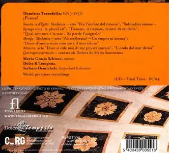 Maria Grazia Schiavo, Stefano Demicheli, Dolce & Tempesta - Domenec Terradellas: ¡Furor! (2009)