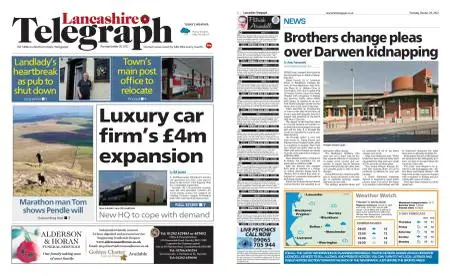 Lancashire Telegraph (Blackburn, Darwen, Hyndburn, Ribble Valley) – October 20, 2022