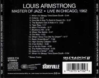 Louis Armstrong - Master of Jazz: Live In Chicago, 1962 (1962) {MFSL UDCD II 710}