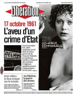 Libération du Vendredi 19 Octobre 2012