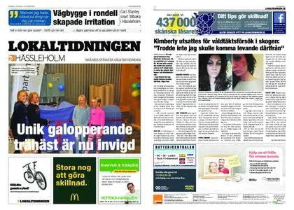 Lokaltidningen Hässleholm – 13 oktober 2018