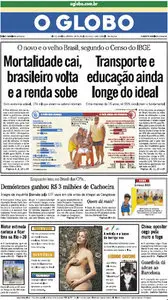 Jornal O Globo - 28 de abril de 2012 - Sábado