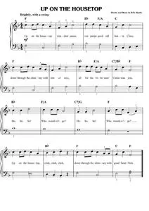 Christmas Sheet Music - Up On The Housetop