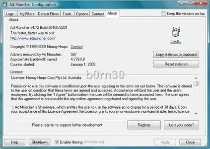 AdMuncher 4.72 build 3040-Unlimited Trial Patch + No proxy