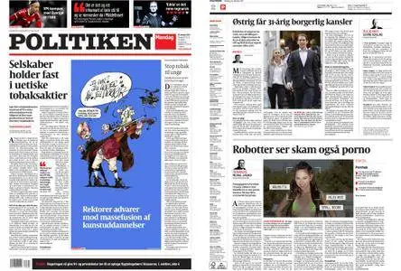 Politiken – 16. oktober 2017