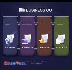 FlashMint 2141 Financial group flash template