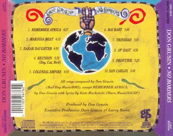 Don Grusin - No Borders (1992) {GRP}