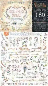 CreativeMarket - Handsketched designer Bundle Vector