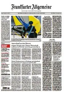 Frankfurter Allgemeine Zeitung FAZ - 25 August 2015