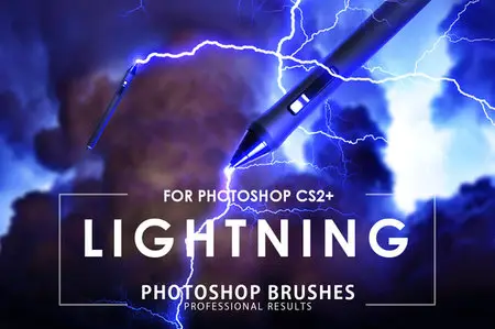 CreativeMarket - Lightning Photoshop Brushes