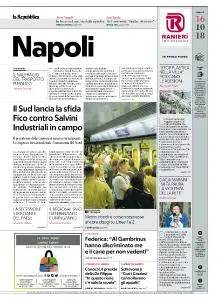 la Repubblica Napoli - 16 Ottobre 2018