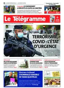 Le Télégramme Landerneau - Lesneven – 30 octobre 2020