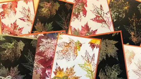 Autumn Leaves Stamping Techniques Card Class