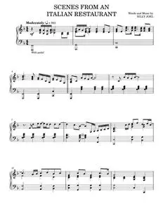 Scenes from an italian restaurant - Billy Joel (Piano Solo)