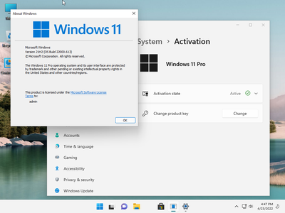 Windows 11 Pro Lite 21H2 Build 22000.613 (No TPM Required) Preactivated