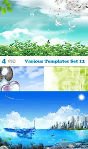 PSD - Various Templates Set 12