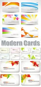 Modern Business Cards Vector