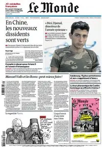 Le Monde et Supplément J.O. Londres du Jeudi 2 Aout 2012