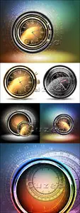 Vector - Clocks backgrounds
