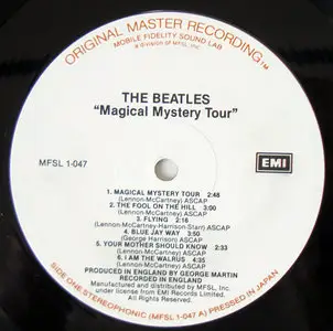 The Beatles - Magical Mystery Tour [Beatles Collection  - MFSL 1-047] 24-bit/96kHz Vinyl Rip 