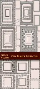Stock Vector - Old Frames Collection 2