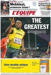 L'Equipe Edition du Lundi 6 Aout 2012