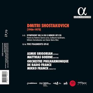 Mikko Franck, Orchestre Philharmonique de Radio France - Dmitri Shostakovich: Symphony No. 14 (2023)