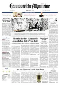 Hannoversche Allgemeine Zeitung - 08.01.2016