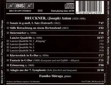 Fumiko Shiraga - Anton Bruckner: Piano Works (2001)