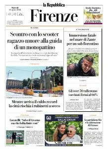 la Repubblica Firenze - 10 Agosto 2021