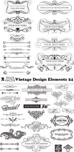 Vectors - Vintage Design Elements 24
