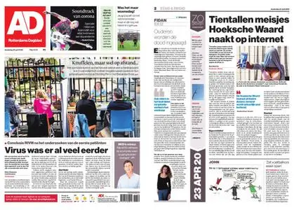 Algemeen Dagblad - Rotterdam Stad – 23 april 2020