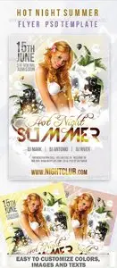 GraphicRiver Hot Night Summer - Flyer PSD Template
