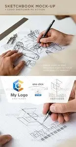 GraphicRiver Sketchbook Mock-Up 7188571