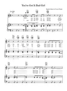 You've Got It Bad Girl - 98 Degrees, 98 Degrees & Stevie Wonder, Mulan Movie, Stevie Wonder (Piano-Vocal-Guitar (Piano A