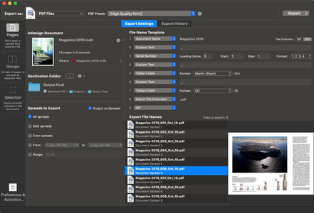 Exportools Standard 2021 for Adobe InDesign CC 2021 v11.0 macOS