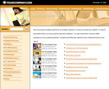 Full Site Template (html + psd)