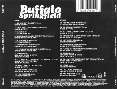 Buffalo Springfield (1966) [Elektra 62080-2 HDCD Mono/Stereo]