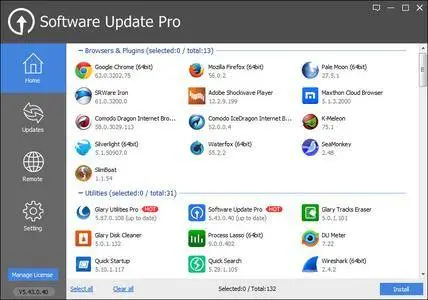 Glary Software Update Pro 5.43.0.40 Multilingual Portable