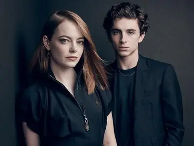 Emma Stone and Timothee Chalamet by Shayan Asgharnia for Variety Actors on Actors Issue December 2018