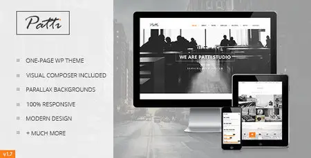 ThemeForest - Patti v1.7 - Parallax One Page WordPress Theme 