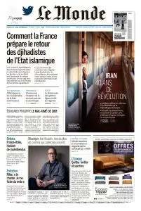 Le Monde du Dimanche 10 et Lundi 11 Février 2019