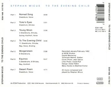 Stephan Micus - To the Evening Child (1992) [ECM]