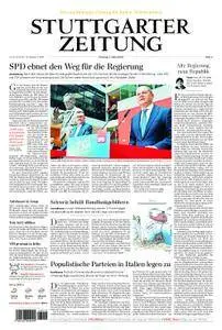 Stuttgarter Zeitung Blick vom Fernsehturm - 05. März 2018