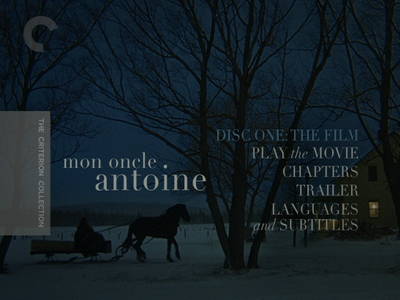 Mon Oncle Antoine (1971) - (The Criterion Collection - #438) [2 DVD9] [2008]