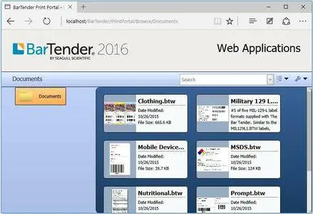 BarTender Enterprise Automation 2016 11.0.2.3056