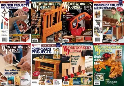 Woodworker's Journal - 2015 Full Year Issues Collection
