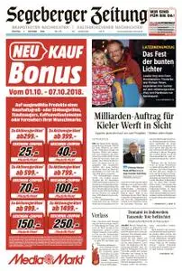 Segeberger Zeitung - 01. Oktober 2018