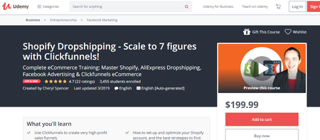 Shopify Dropshipping - Scale to 7 figures with Clickfunnels! (2019)